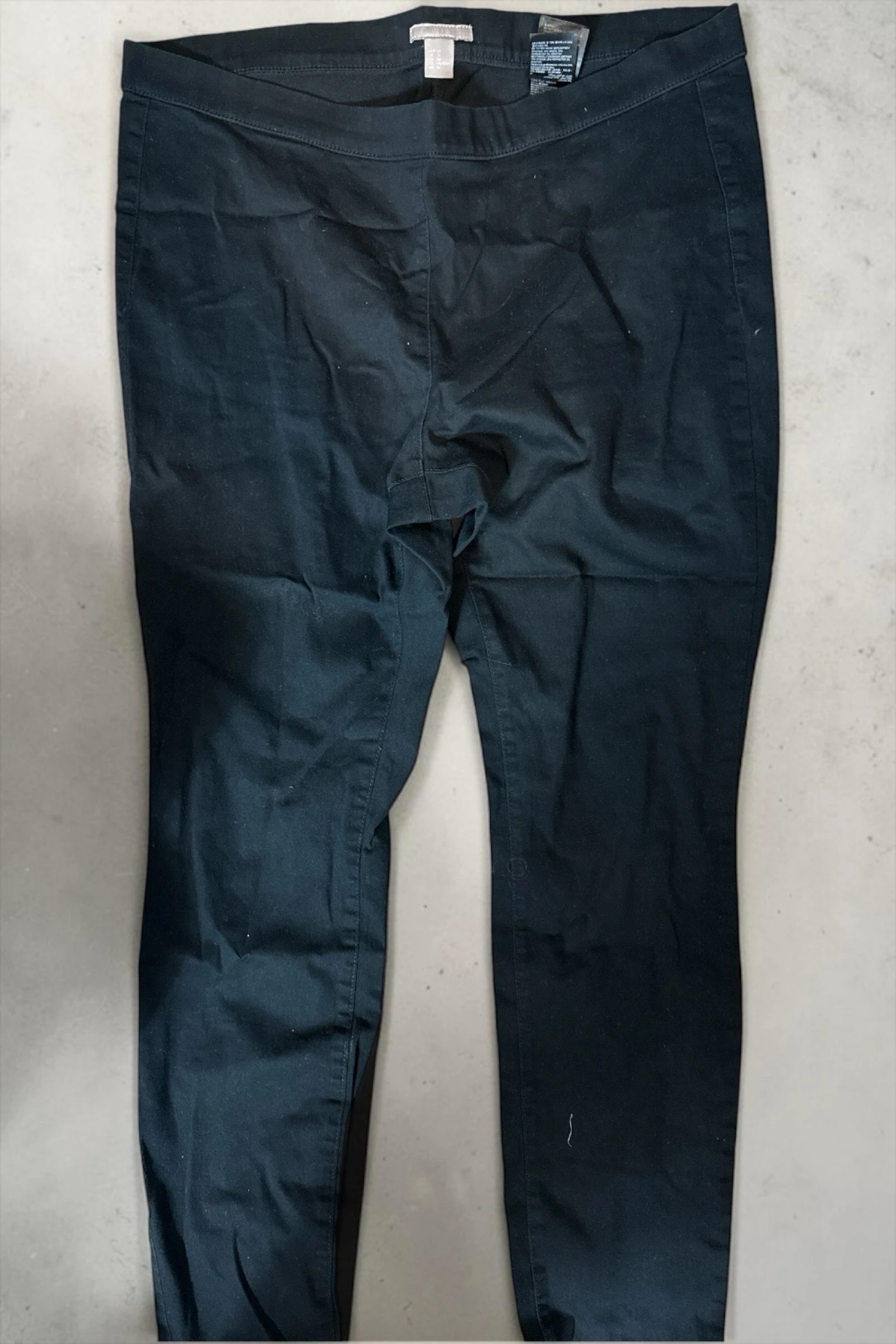 Elastische zwarte H&M damesbroek maat 50 comfortabel recht – photo 2